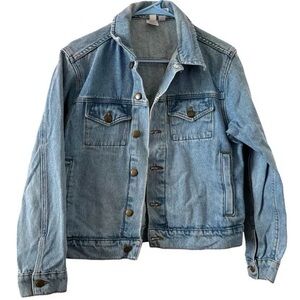 Trendy Light Blue Denim Jacket